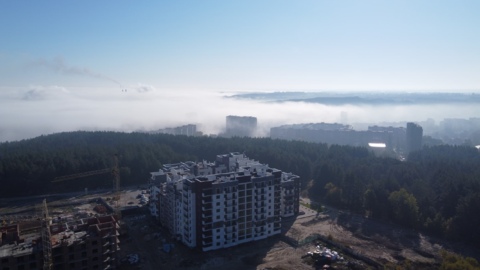 Ход строительства 5-го дома на 01.10.2021