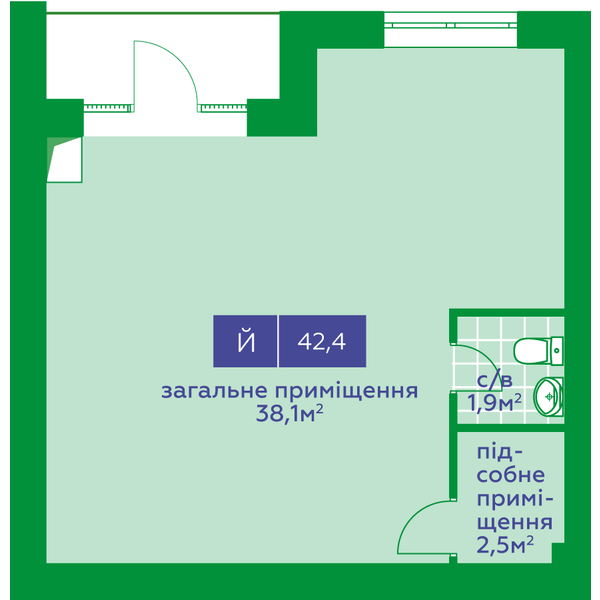Приміщення Й
